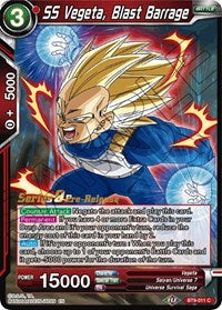 SS Vegeta, Blast Barrage (BT9-011) [Universal Onslaught Pre-Release Cards]
