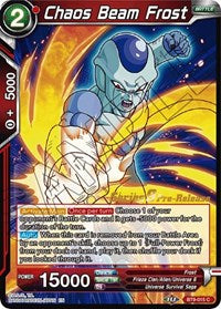 Chaos Beam Frost (BT9-015) [Universal Onslaught Pre-Release Cards]