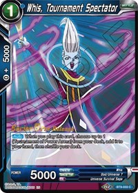 Whis, Tournament Spectator (BT9-033) [Universal Onslaught Pre-Release Cards]