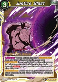 Justice Blast (BT9-067) [Universal Onslaught Pre-Release Cards]