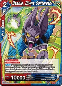 Beerus, Divine Obliterator (BT9-107) [Universal Onslaught Pre-Release Cards]