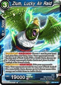 Zium, Lucky Air Raid (DB2-047) [Draft Box 05 - Divine Multiverse]