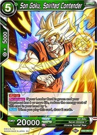 Son Goku, Spirited Contender (DB2-065) [Draft Box 05 - Divine Multiverse]