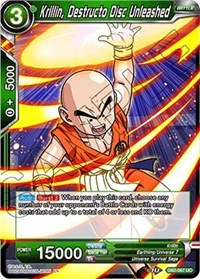 Krillin, Destructo Disc Unleashed (DB2-067) [Draft Box 05 - Divine Multiverse]