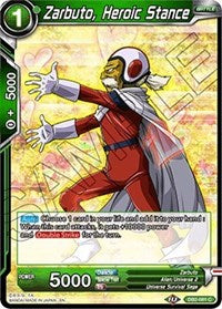 Zarbuto, Heroic Stance (DB2-081) [Draft Box 05 - Divine Multiverse]