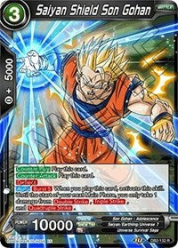 Saiyan Shield Son Gohan (DB2-132) [Draft Box 05 - Divine Multiverse]