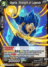 Vegeta, Strength of Legends (DB2-133) [Draft Box 05 - Divine Multiverse]