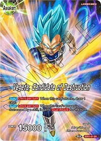 Vegeta // Vegeta, Candidate of Destruction (EX11-01) [Expansion Deck Box Set 11: Universe 7 Unison]