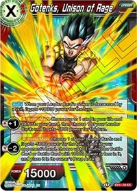 Gotenks, Unison of Rage (EX11-02) [Expansion Deck Box Set 11: Universe 7 Unison]