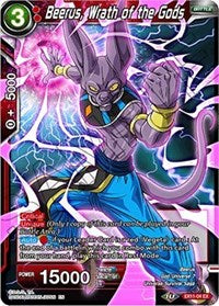 Beerus, Wrath of the Gods (EX11-04) [Expansion Deck Box Set 11: Universe 7 Unison]
