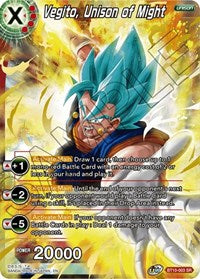 Vegito, Unison of Might (BT10-003) [Rise of the Unison Warrior]