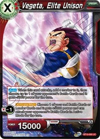 Vegeta, Elite Unison (BT10-005) [Rise of the Unison Warrior]