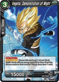 Vegeta, Demonstration of Might (BT10-129) [Rise of the Unison Warrior]