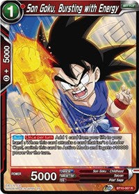 Son Goku, Bursting with Energy (BT10-007) [Rise of the Unison Warrior]