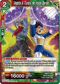 Vegeta & Trunks, No Holds Barred (BT10-144) [Rise of the Unison Warrior]