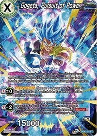 Gogeta, Pursuit of Power (Gold Stamped) (SD12-02) [Rise of the Unison Warrior]