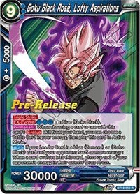 Goku Black Rose, Lofty Aspirations (BT10-050) [Rise of the Unison Warrior Pre-Release Cards]