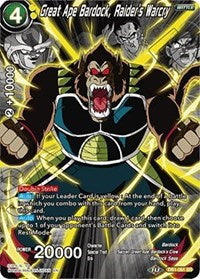 Great Ape Bardock, Raider's Warcry (Alternate Art) (DB1-061) [Special Anniversary Set 2020]