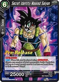 Secret Identity Masked Saiyan (BT10-140) [Rise of the Unison Warrior Pre-Release Cards]