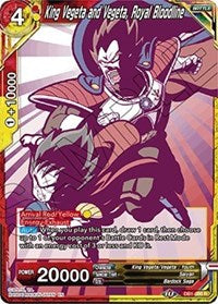 King Vegeta and Vegeta, Royal Bloodline (Alternate Art) (DB1-090) [Special Anniversary Set 2020]