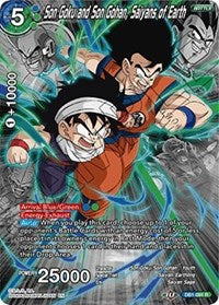Son Goku and Son Gohan, Saiyans of Earth (Alternate Art) (DB1-091) [Special Anniversary Set 2020]