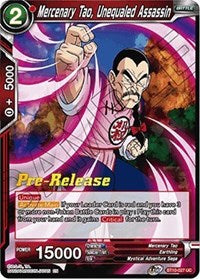Mercenary Tao, Unequaled Assassin (BT10-027) [Rise of the Unison Warrior Pre-Release Cards]