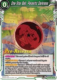 One-Star Ball, Parasitic Darkness (BT10-091) [Rise of the Unison Warrior Pre-Release Cards]
