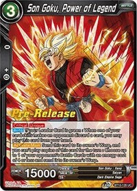Son Goku, Power of Legend (BT10-128) [Rise of the Unison Warrior Pre-Release Cards]