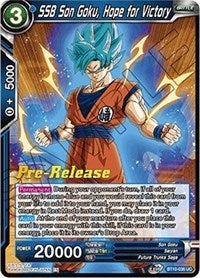 SSB Son Goku, Hope for Victory (BT10-036) [Rise of the Unison Warrior Pre-Release Cards]