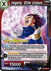 Vegeta, Elite Unison (BT10-005) [Rise of the Unison Warrior Pre-Release Cards]