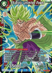 SS Broly, Unlimited Power (BT11-014) [Vermilion Bloodline]