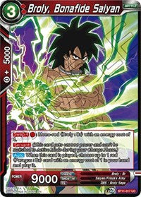 Broly, Bonafide Saiyan (BT11-017) [Vermilion Bloodline]