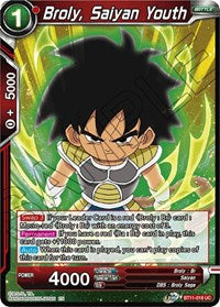 Broly, Saiyan Youth (BT11-018) [Vermilion Bloodline]