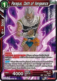 Paragus, Oath of Vengeance (BT11-021) [Vermilion Bloodline]