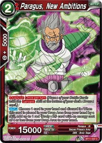 Paragus, New Ambitions (BT11-022) [Vermilion Bloodline]