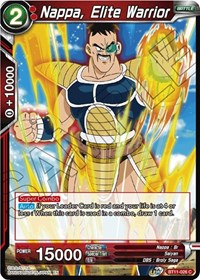 Nappa, Elite Warrior (BT11-026) [Vermilion Bloodline]