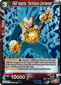 SSB Vegeta, Technique Unchained (BT11-009) [Vermilion Bloodline]