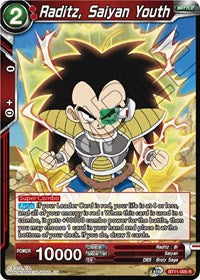 Raditz, Saiyan Youth (BT11-005) [Vermilion Bloodline]