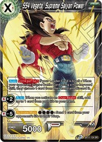 SS4 Vegeta, Supreme Saiyan Power (BT11-124) [Vermilion Bloodline]