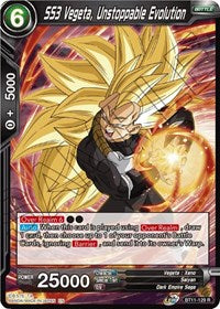 SS3 Vegeta, Unstoppable Evolution (BT11-129) [Vermilion Bloodline]