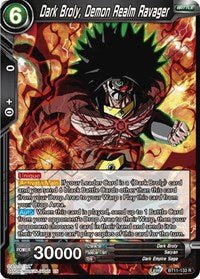 Dark Broly, Demon Realm Ravager (BT11-133) [Vermilion Bloodline]