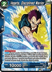 Vegeta, Disciplined Warrior (BT11-054) [Vermilion Bloodline]