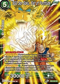 SS3 Son Goku, Fist of Fortitude (DB3-052) [Draft Box 06 - Giant Force]
