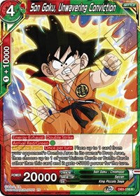 Son Goku, Unwavering Conviction (DB3-116) [Draft Box 06 - Giant Force]