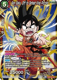 Son Goku, Off to Defeat King Piccolo (DB3-002) [Draft Box 06 - Giant Force]