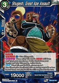 Shugesh, Great Ape Assault (DB3-037) [Draft Box 06 - Giant Force]