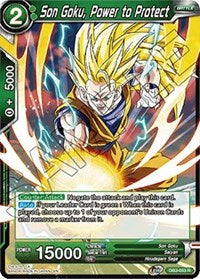 Son Goku, Power to Protect (DB3-053) [Draft Box 06 - Giant Force]