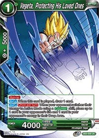 Vegeta, Protecting His Loved Ones (DB3-059) [Draft Box 06 - Giant Force]