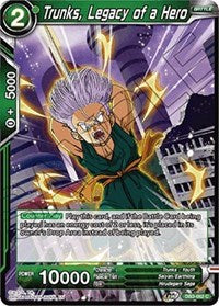 Trunks, Legacy of a Hero (DB3-062) [Draft Box 06 - Giant Force]