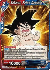 Kakarot, Fate's Dawning (DB3-127) [Draft Box 06 - Giant Force]